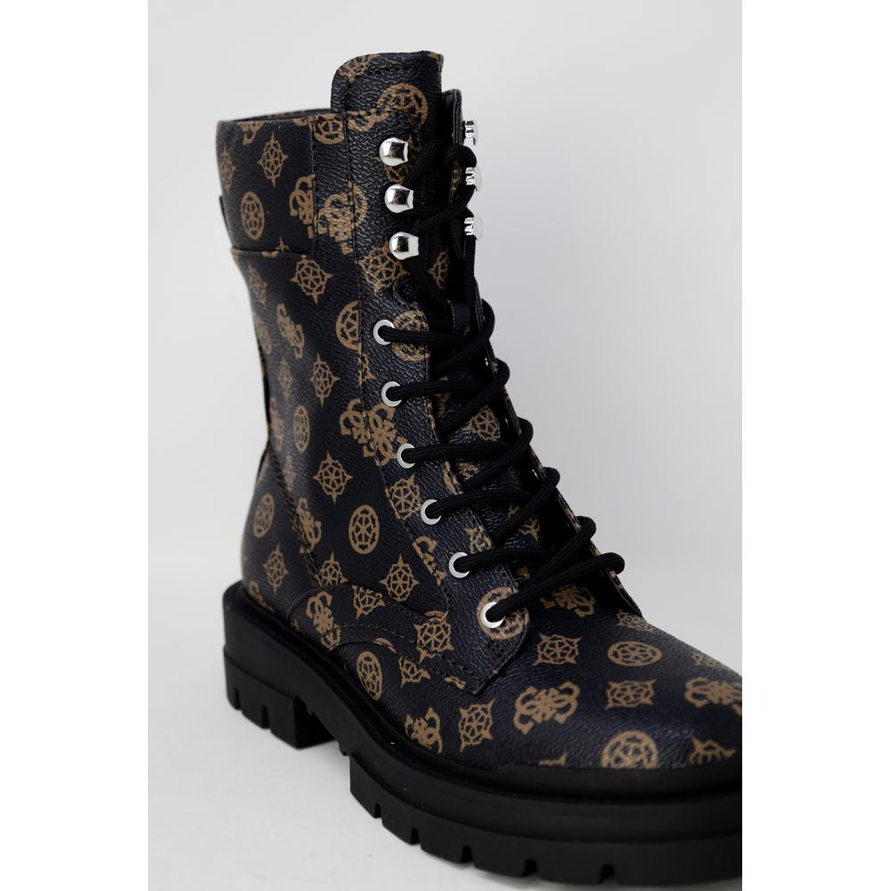 Guess Brown faux leather boots