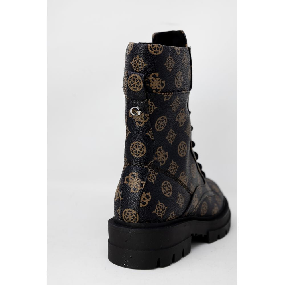 Guess Brown faux leather boots