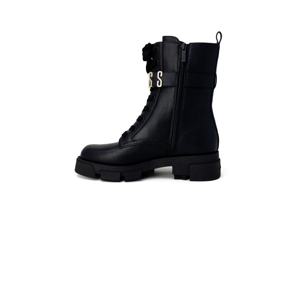 Guess Black faux leather boots