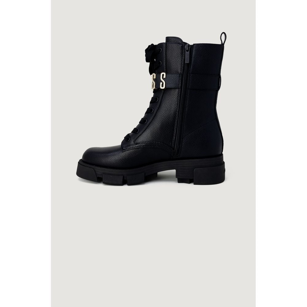 Guess Black faux leather boots