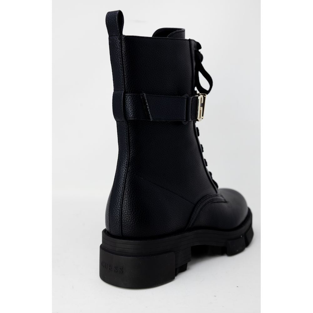 Guess Black faux leather boots