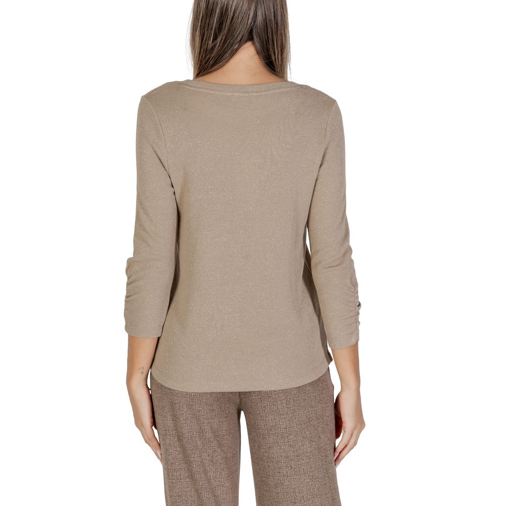 Street One Beige Polyester Langarmshirt