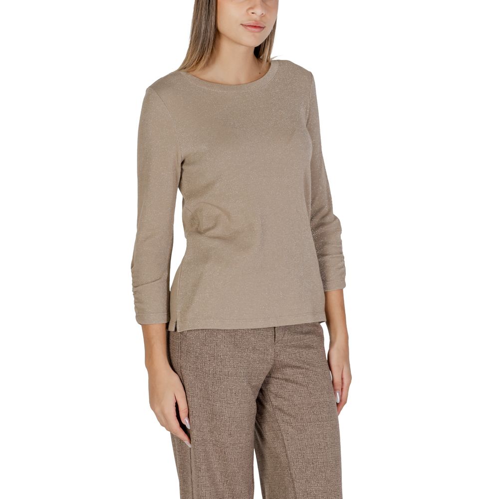 Street One Beige Polyester Langarmshirt