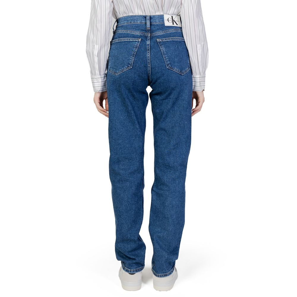 Calvin Klein Jeans Blue Cotton Jeans & Pants