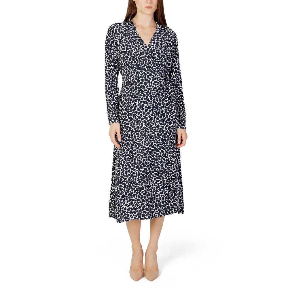Street One Midi aus blauer Viskose