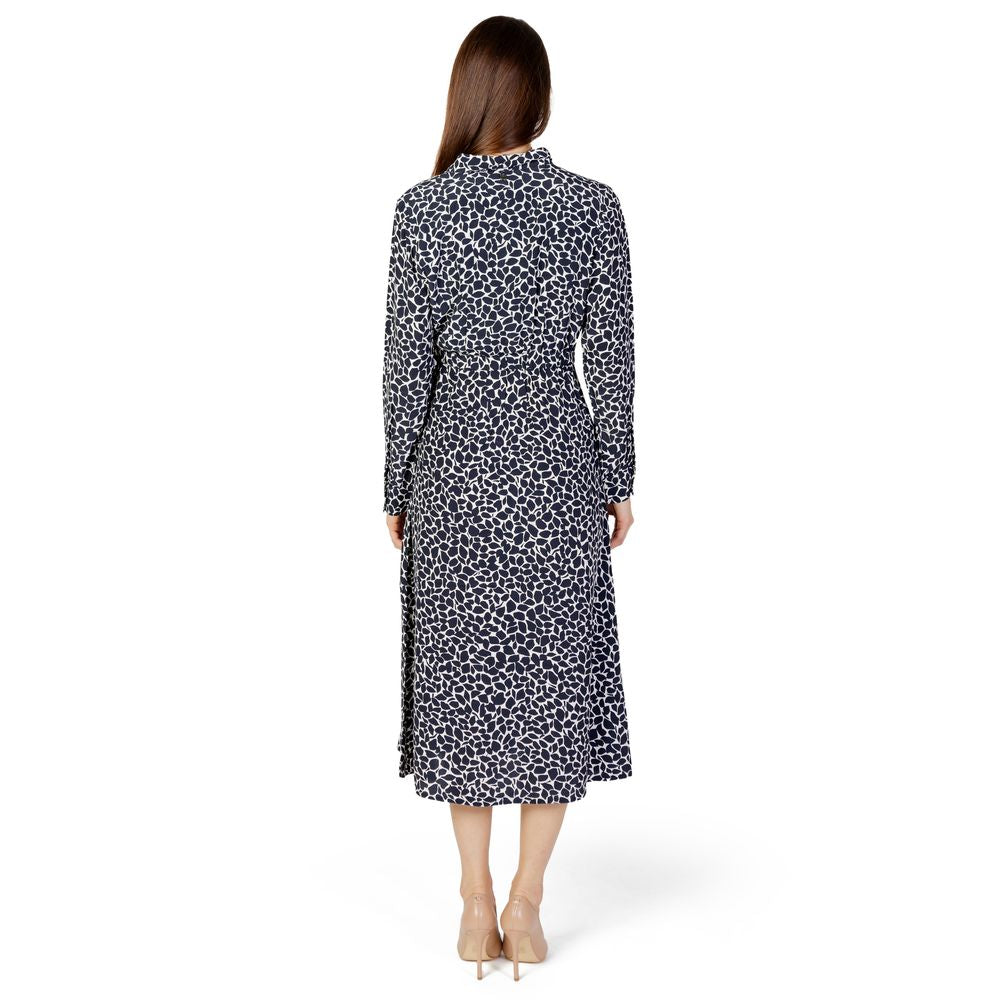 Street One Midi aus blauer Viskose