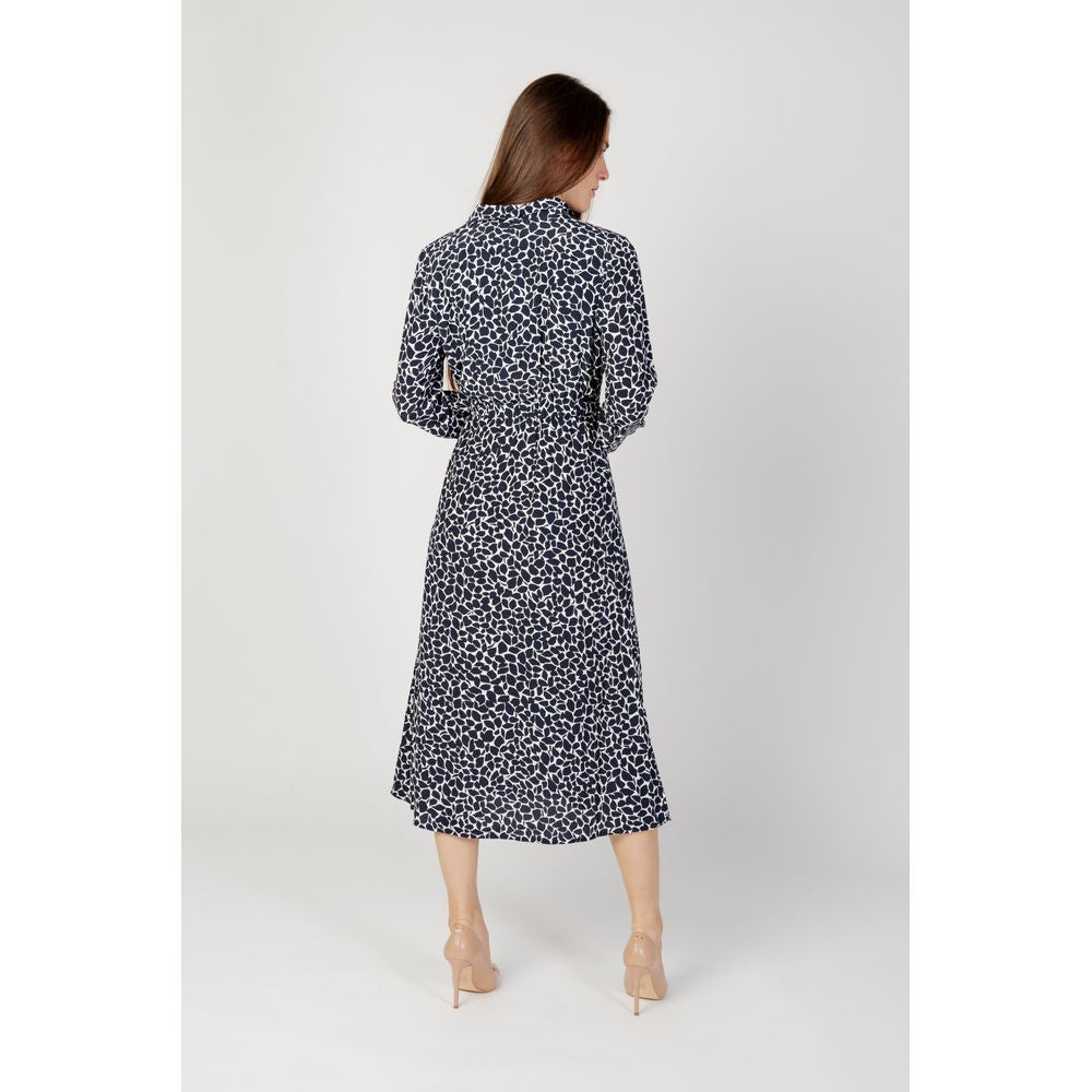 Street One Midi aus blauer Viskose