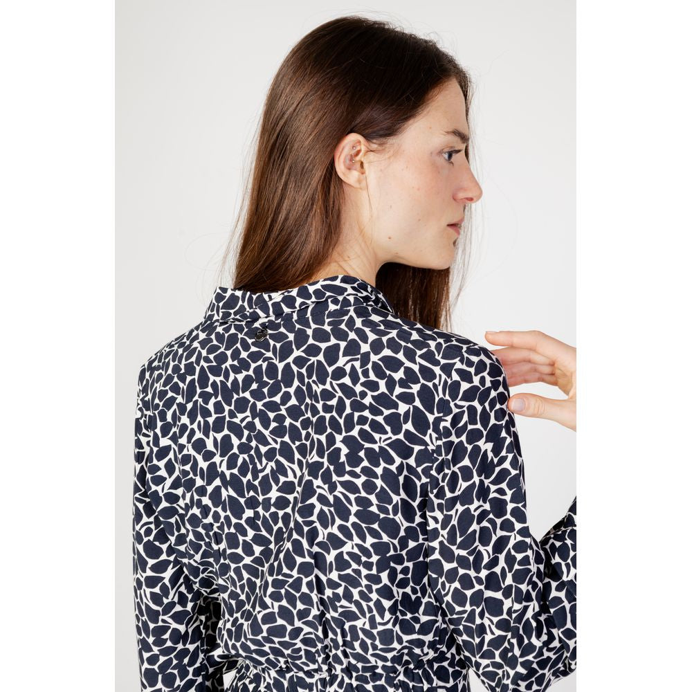 Street One Midi aus blauer Viskose