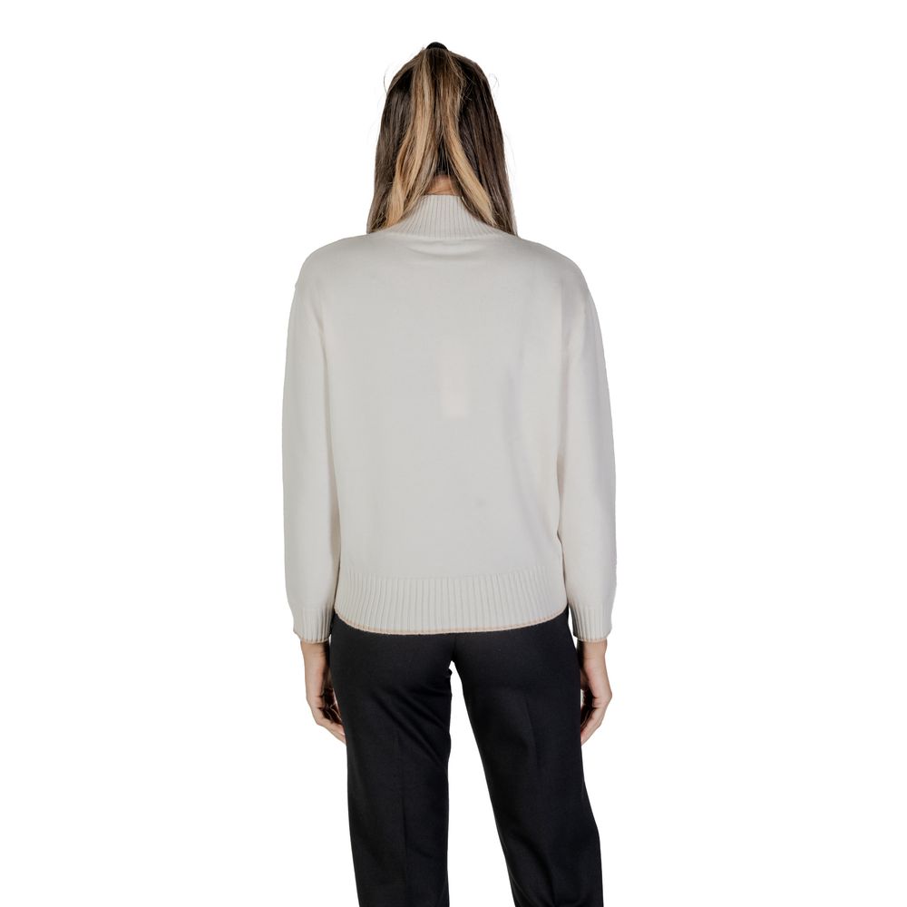 Street One Cremefarbener Polyester-Pullover