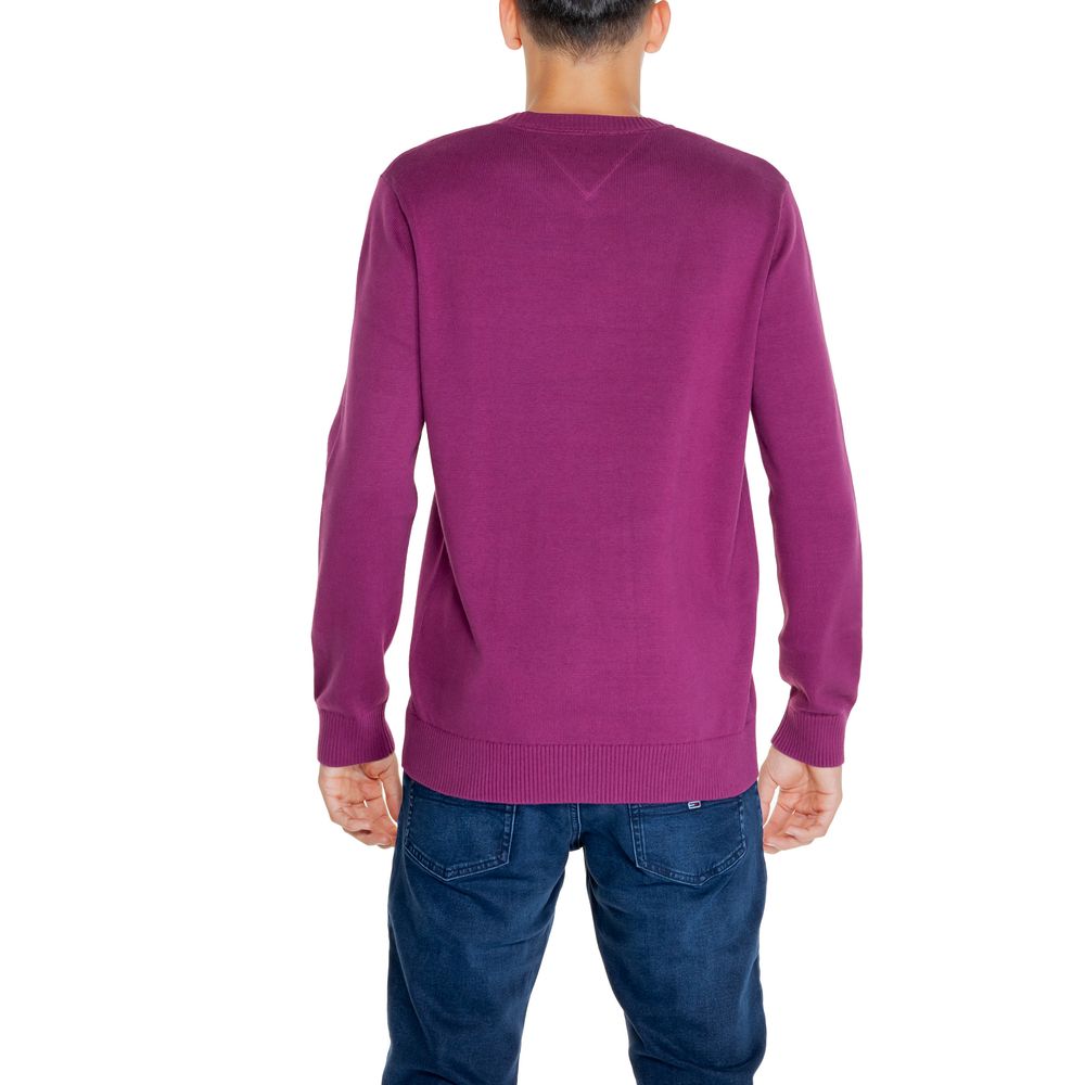 Tommy Hilfiger Jeans Lila Pullover aus Bio-Baumwolle