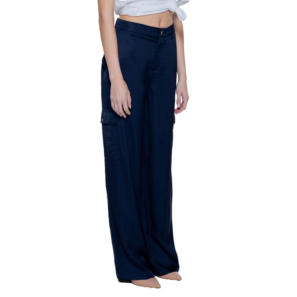 Street One Blaue Viskose-Hose
