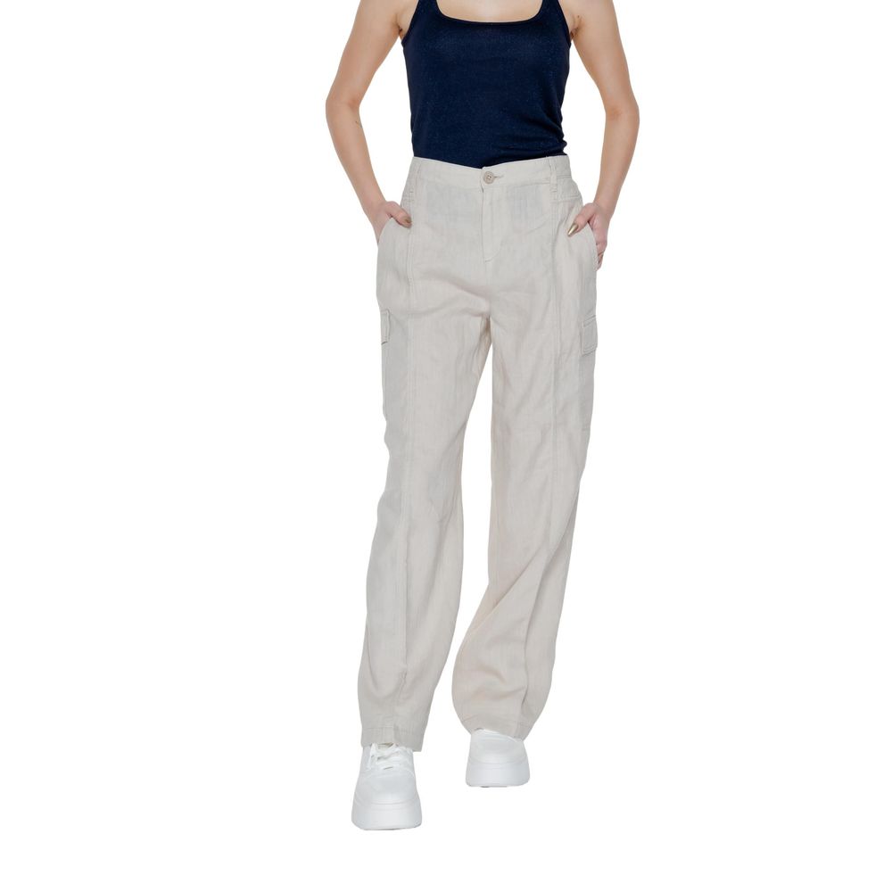 Street One Beige Leinenhose