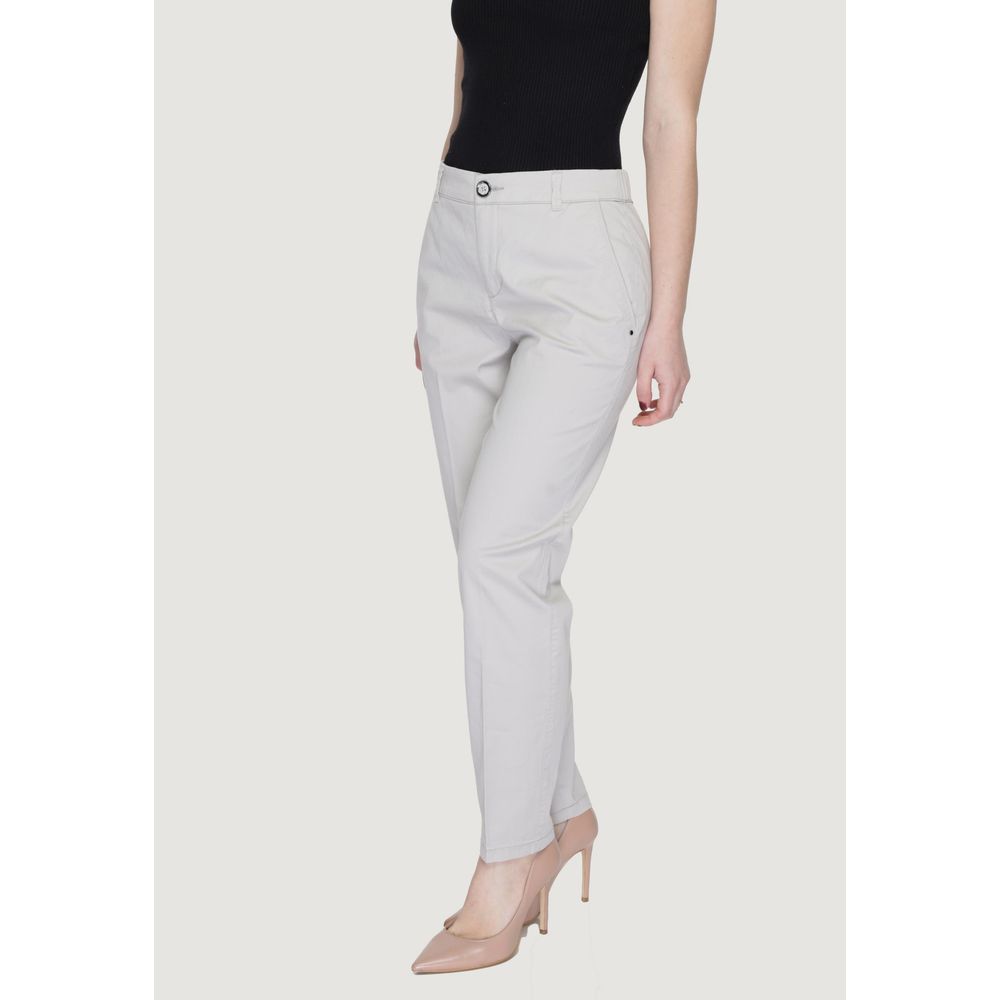 Street One Beige Baumwollhose