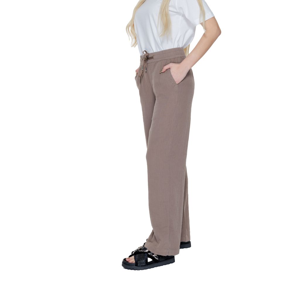 Street One Braune Baumwollhose