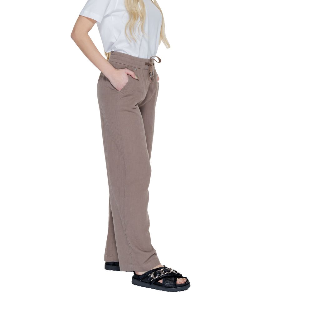 Street One Braune Baumwollhose