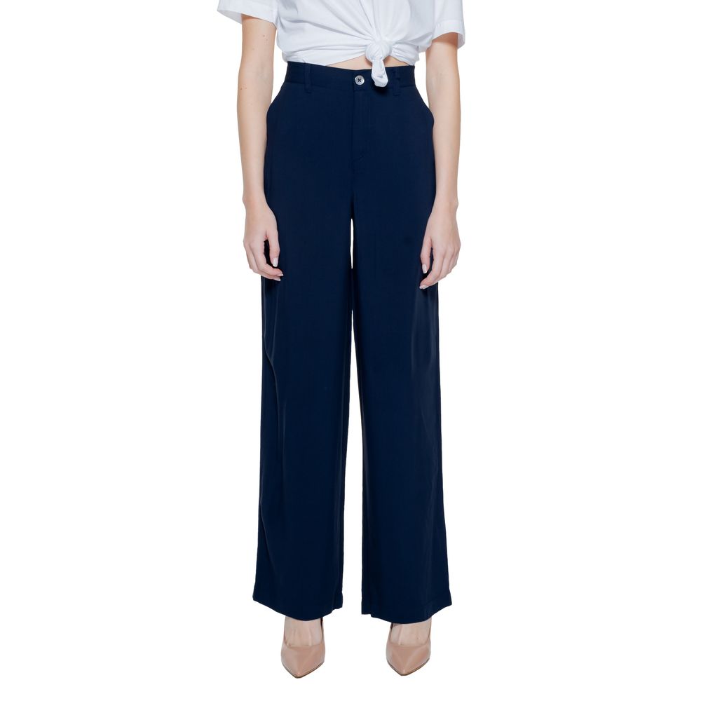 Street One Blaue Viskose-Hose