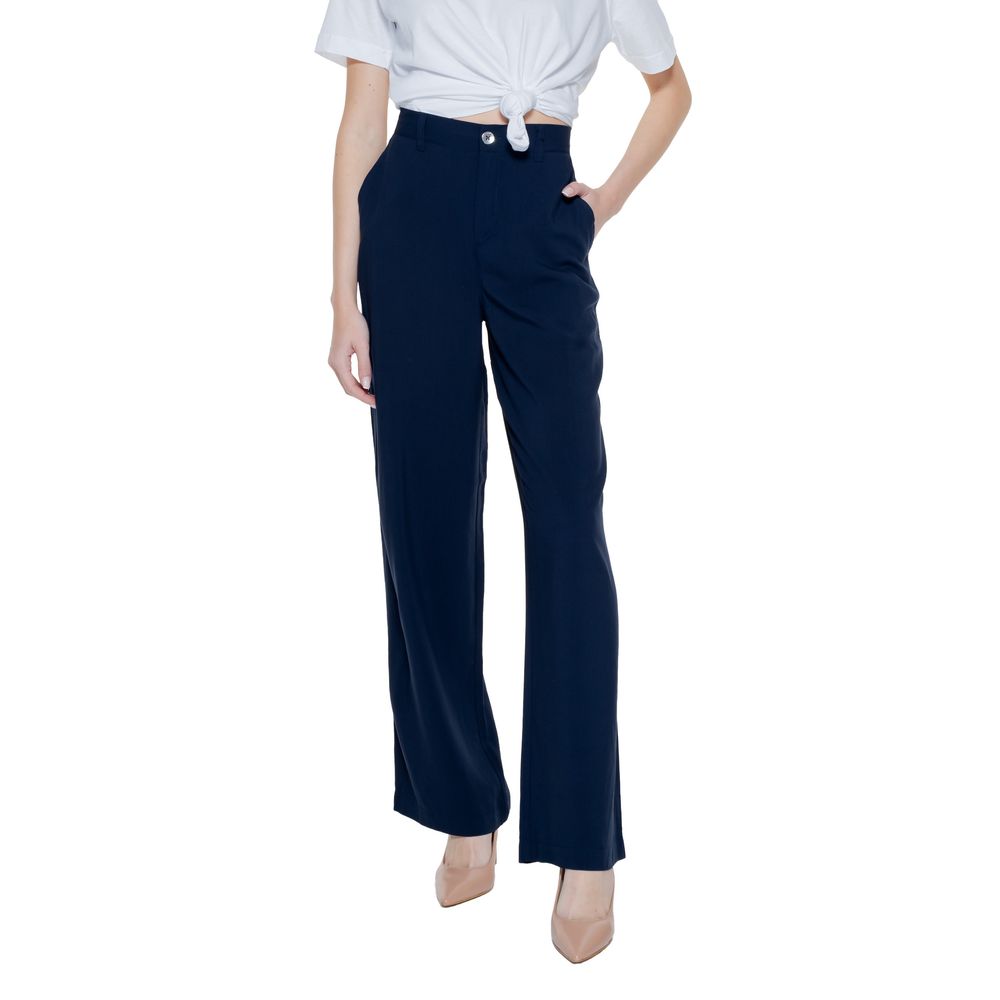 Street One Blaue Viskose-Hose