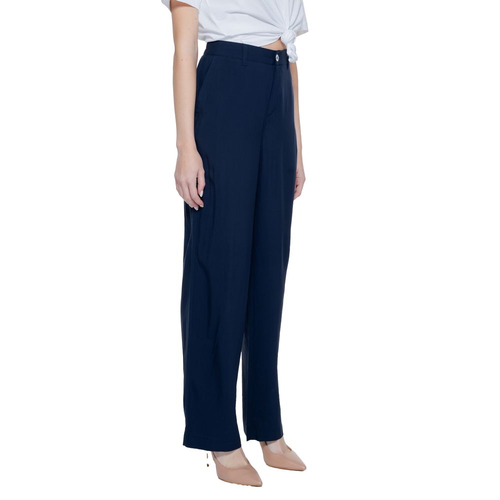 Street One Blaue Viskose-Hose