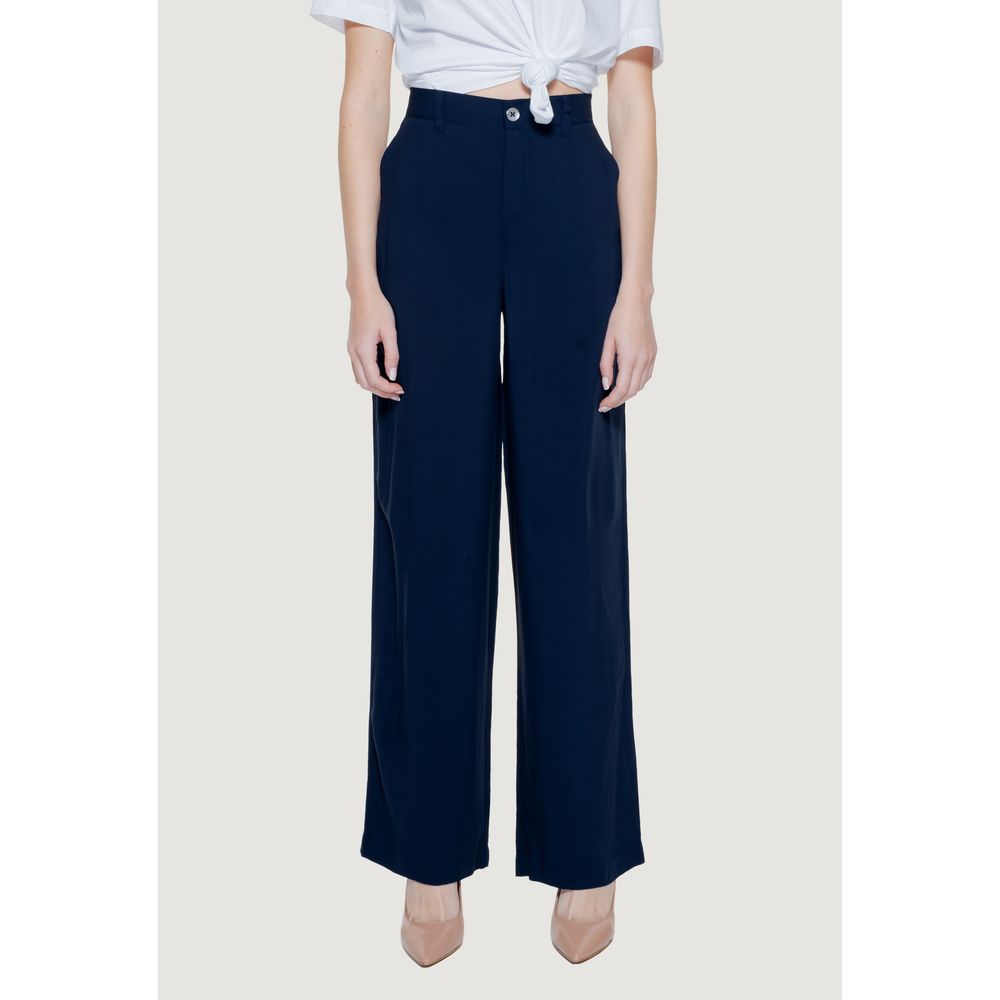 Street One Blaue Viskose-Hose