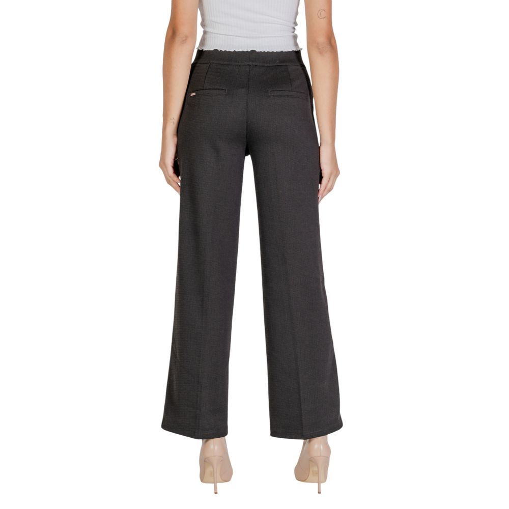 Street One Black Polyester Jeans & Pants