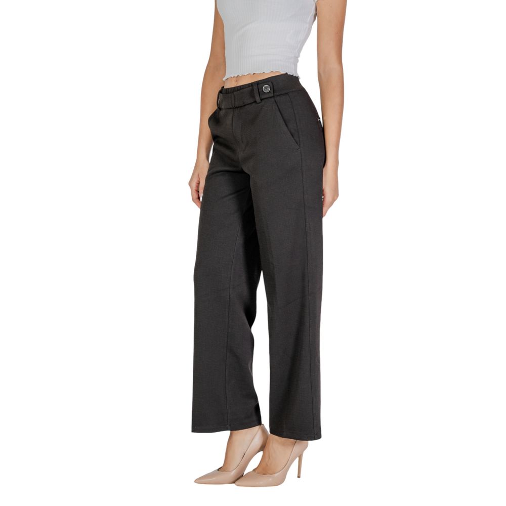 Street One Black Polyester Jeans & Pants