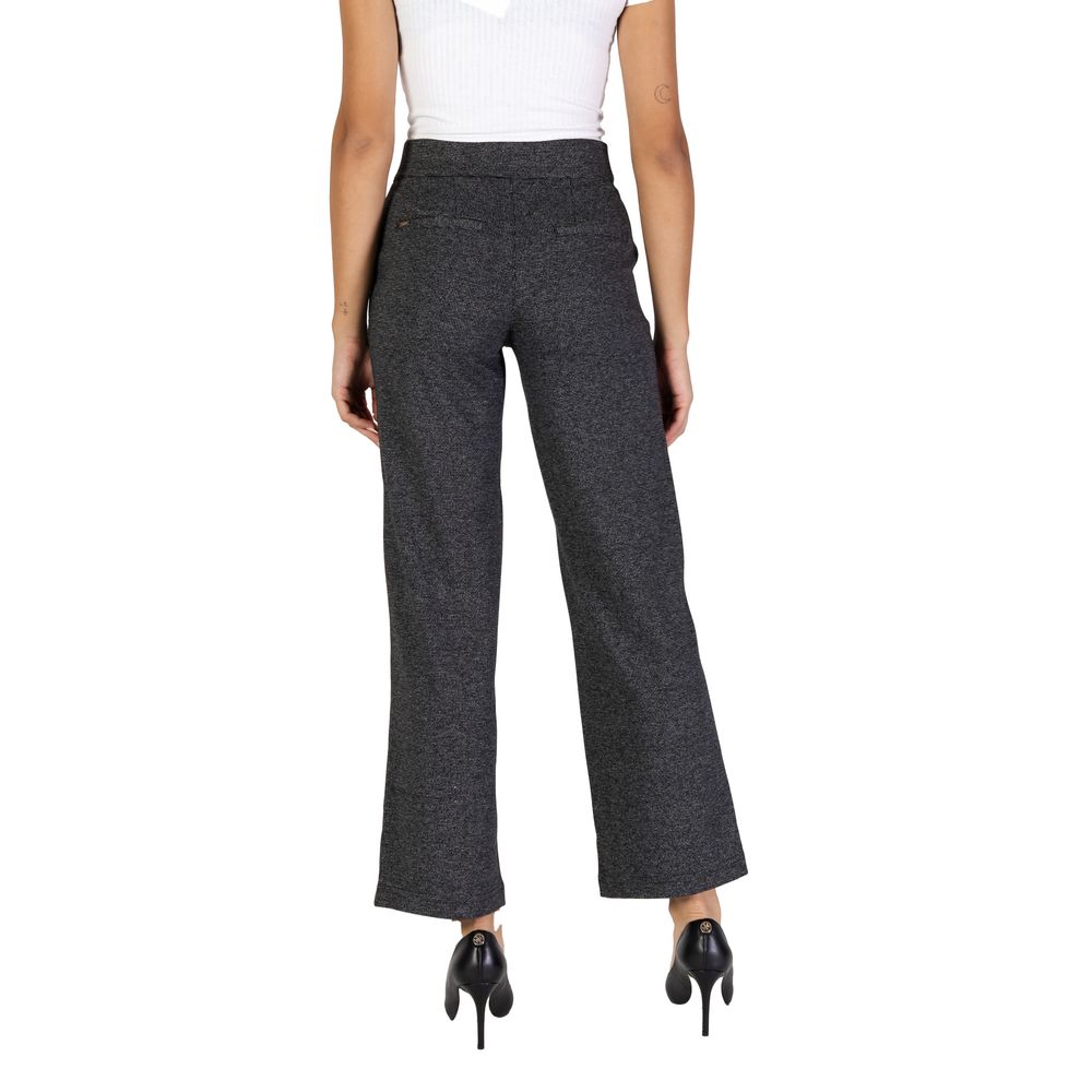 Street One Black Polyester Jeans & Pants
