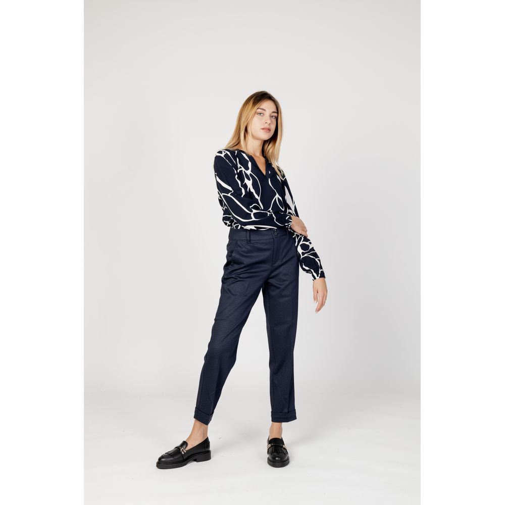 Street One Blaue Viskose-Hose
