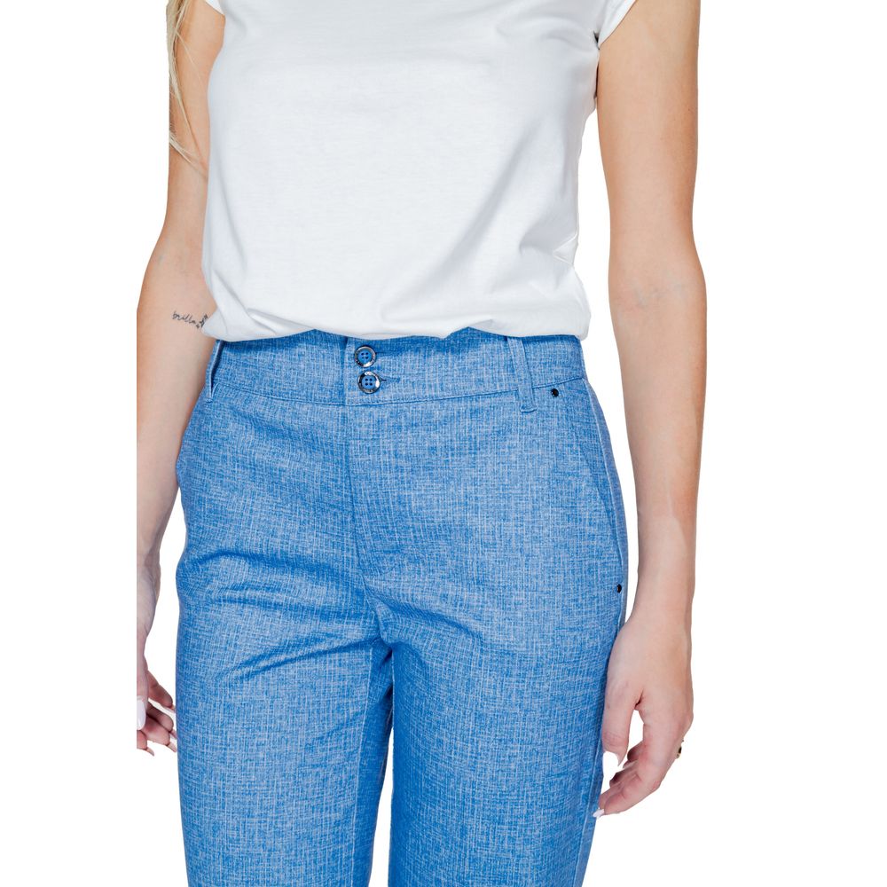 Street One Blaue Polyester-Hose