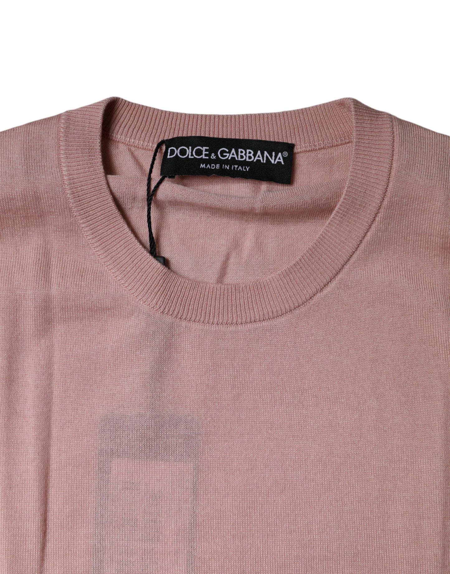 Dolce & Gabbana Rosa Kaschmir Strick-Tanktop ohne Ärmel