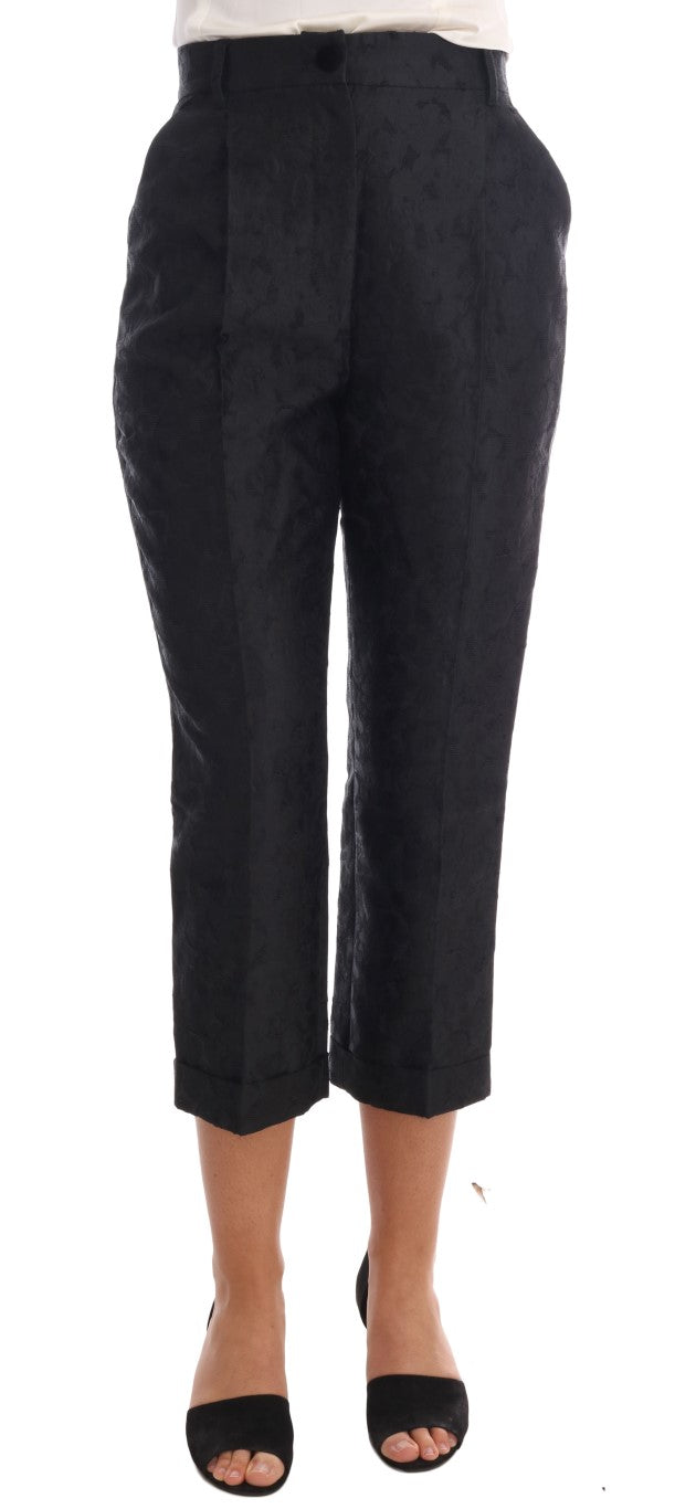Dolce & Gabbana Elegant high-waisted capri pants