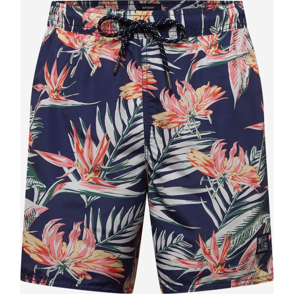 Superdry Blaue Polyester-Badeshorts
