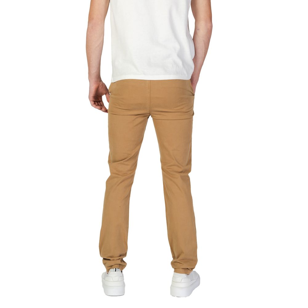 Superdry Beige Cotton Jeans & Trousers