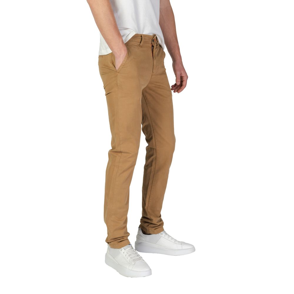 Superdry Beige Cotton Jeans & Trousers