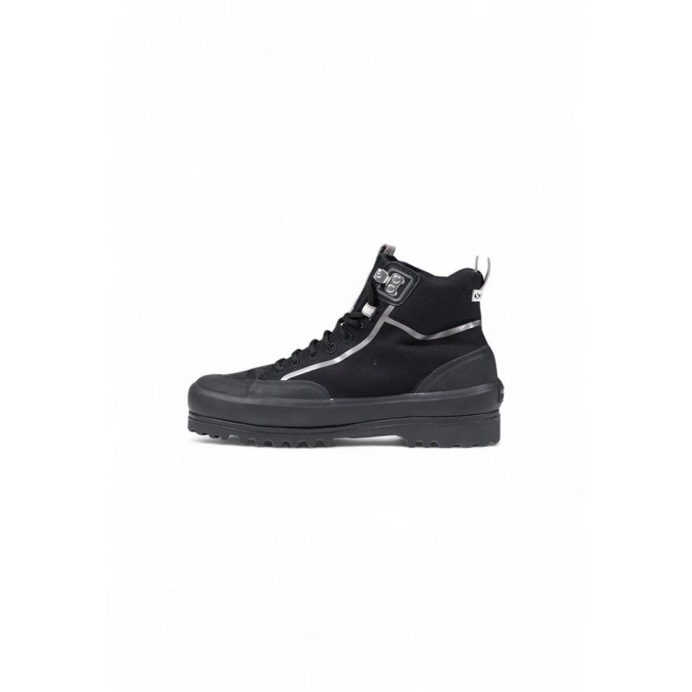 Superga Schwarzer Stoffsneaker