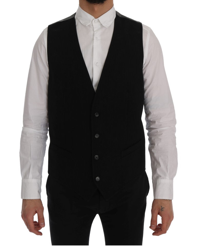 Dolce & Gabbana Elegant Striped Vest