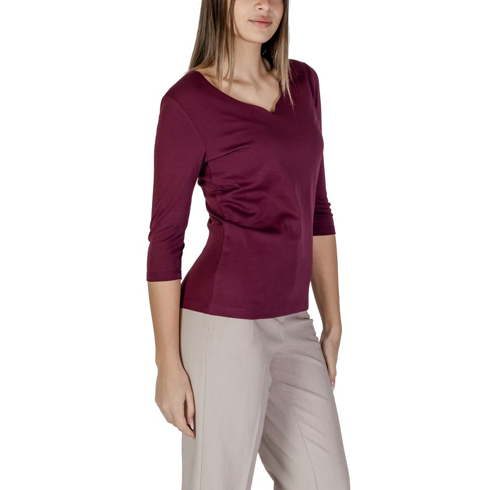 Street One Lila T-Shirt aus Baumwolle