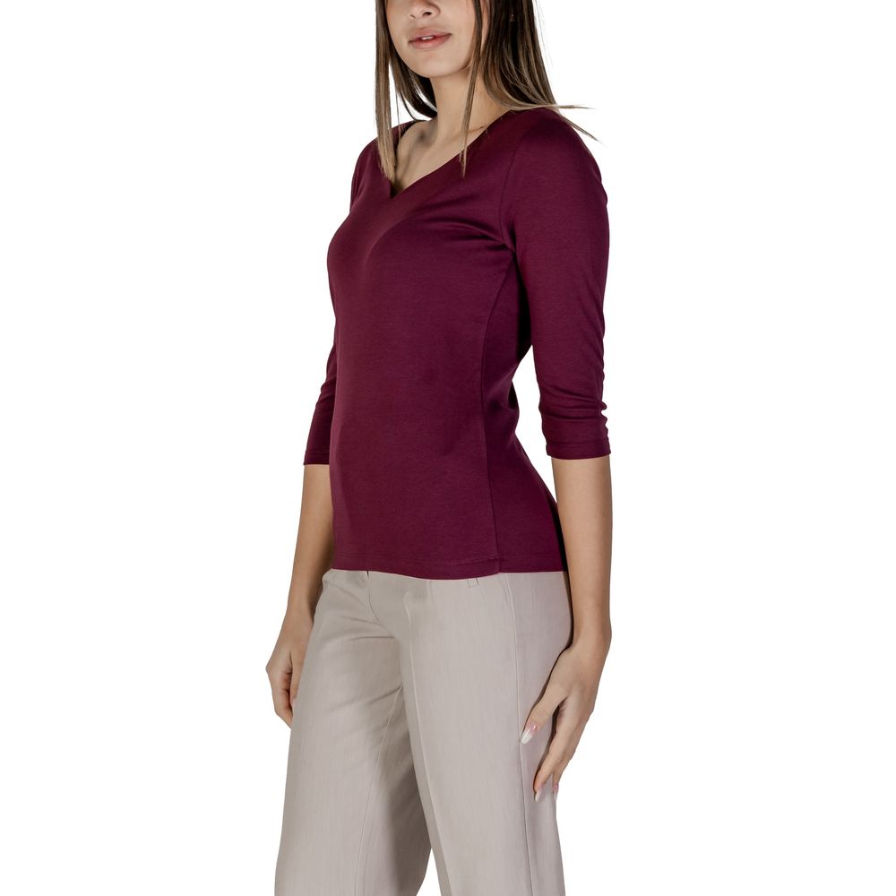 Street One Lila T-Shirt aus Baumwolle