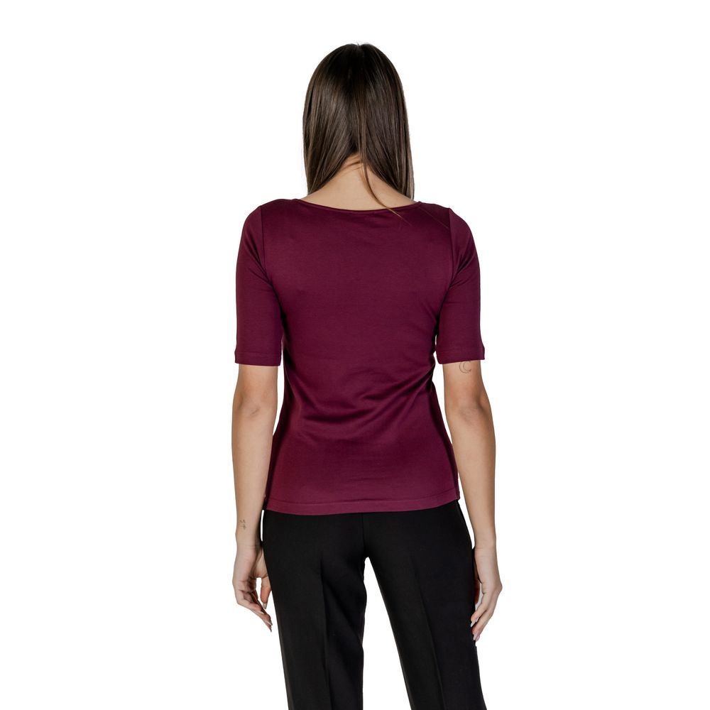 Street One Lila T-Shirt aus Baumwolle