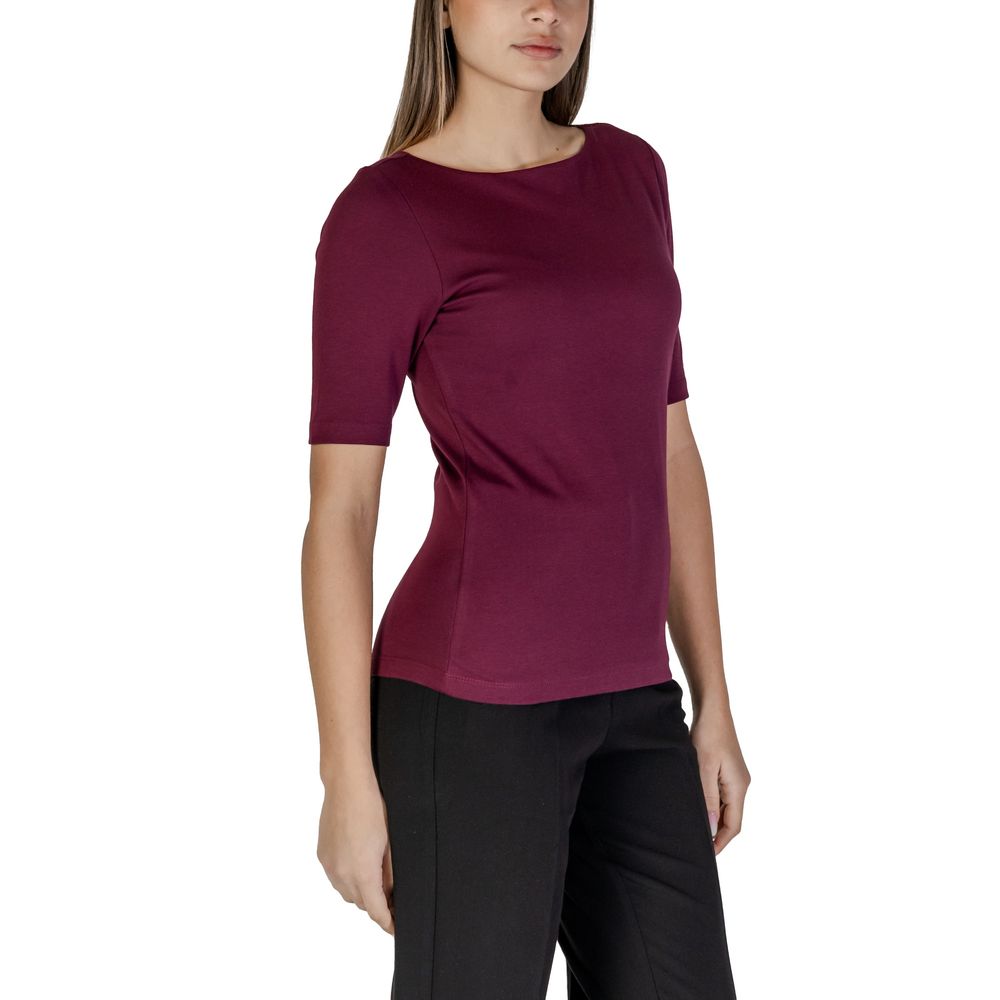 Street One Lila T-Shirt aus Baumwolle