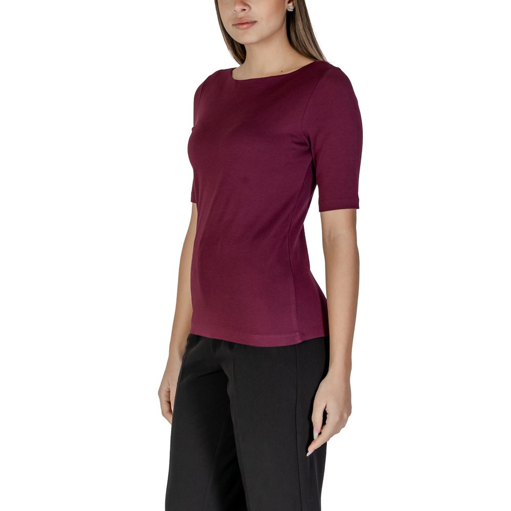 Street One Lila T-Shirt aus Baumwolle