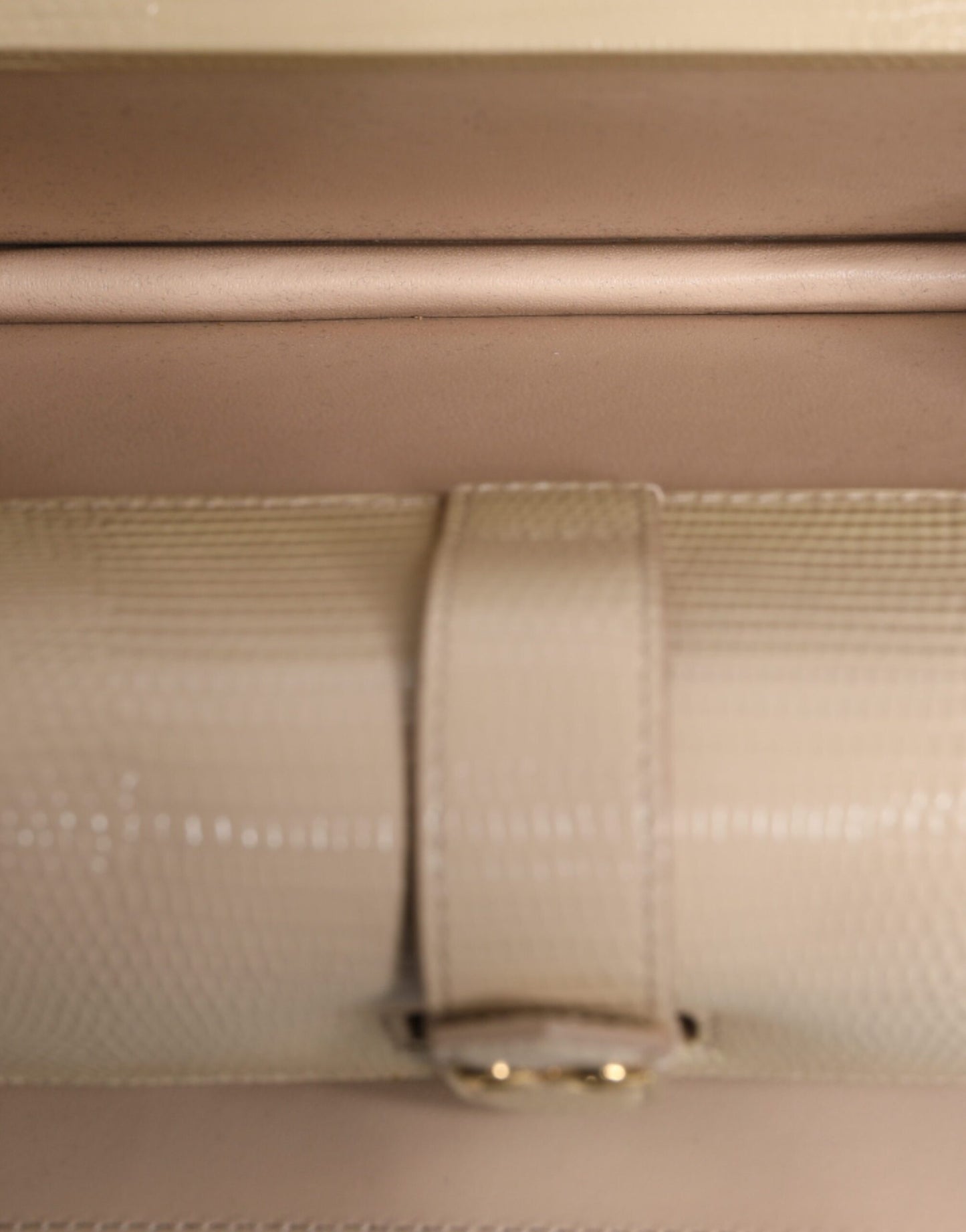 Dolce & Gabbana Beige Leder Ingrid Top Handle Umhängetasche