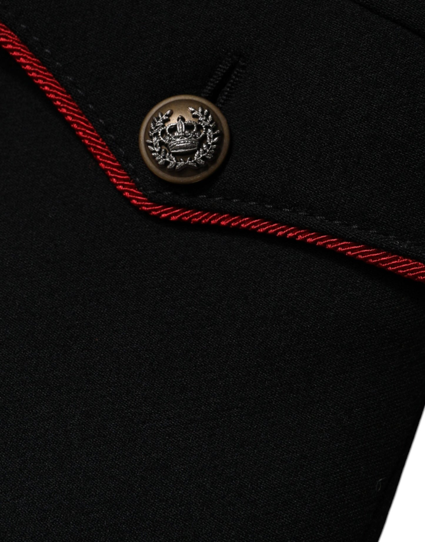 Dolce & Gabbana Schwarzer einreihiger Trenchcoat Jacke