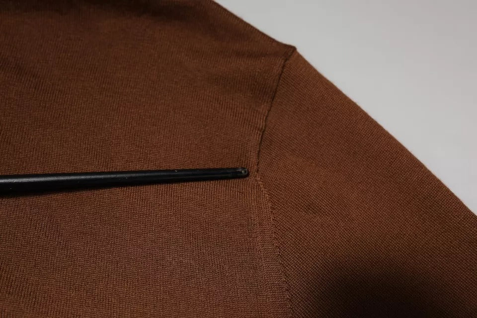 Dolce & Gabbana Brauner Kaschmir-Rollkragenpullover
