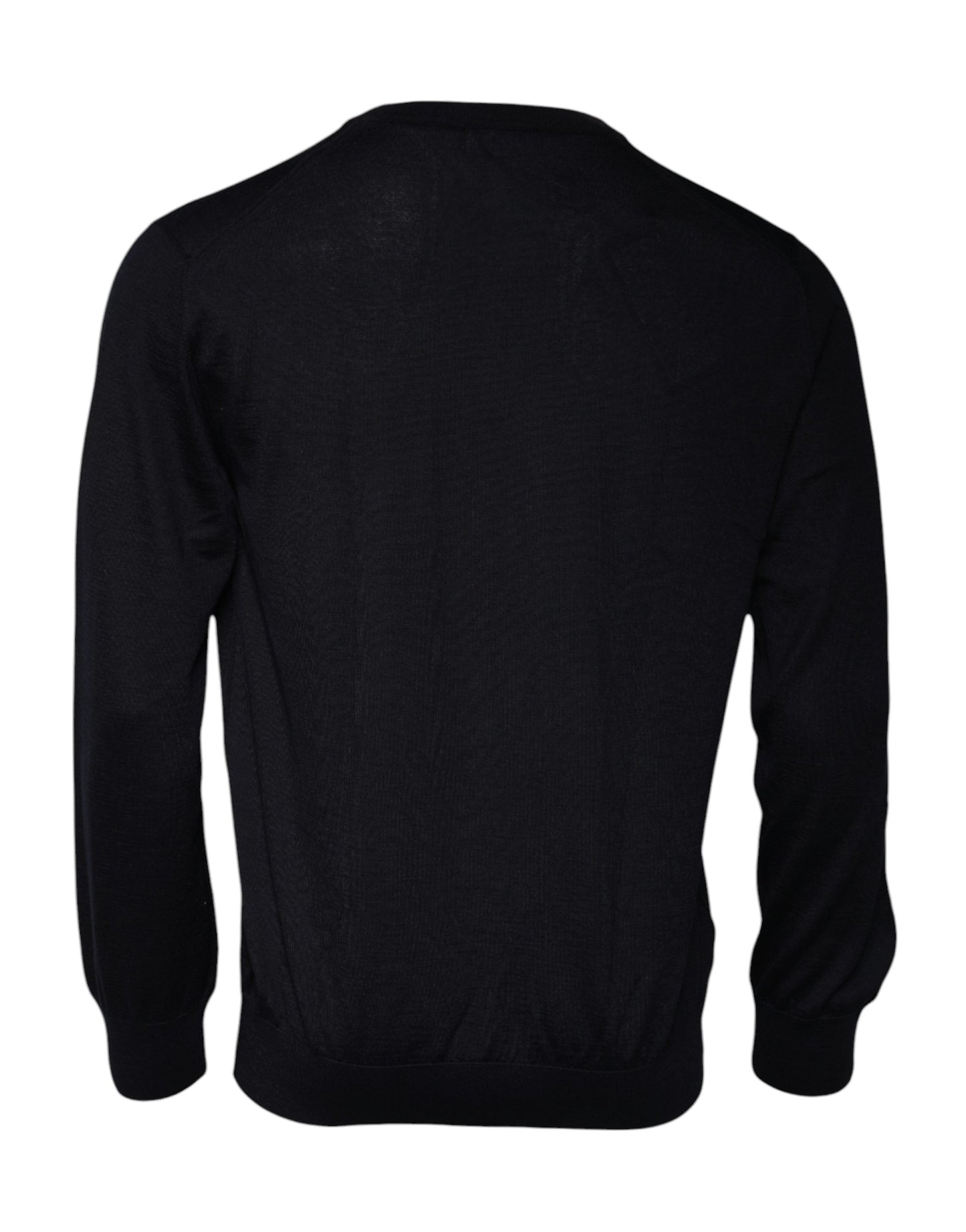 Dolce & Gabbana Blauer Kaschmir Pullover mit Rundhalsausschnitt
