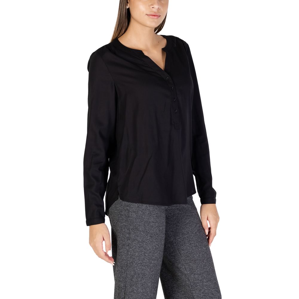Street One Schwarze Viskosebluse