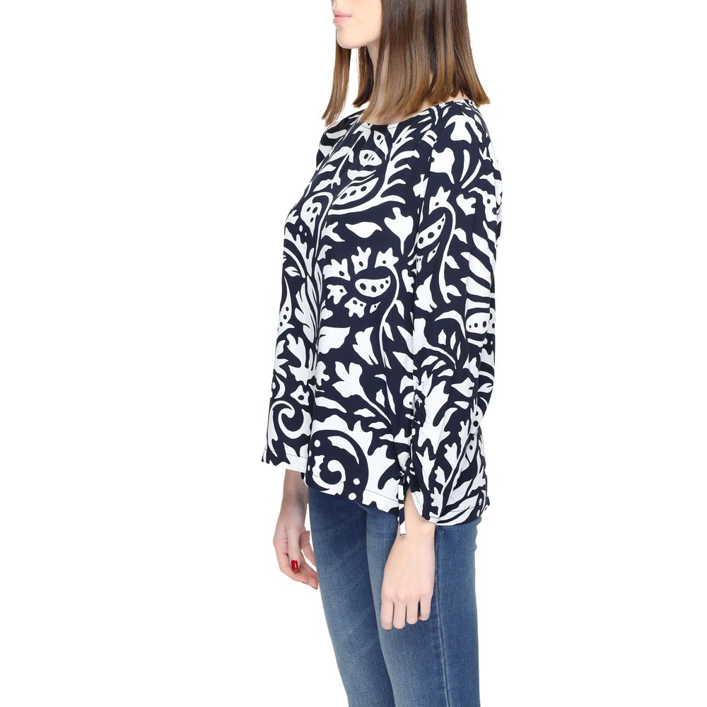 Street One Blaue Viskose-Bluse
