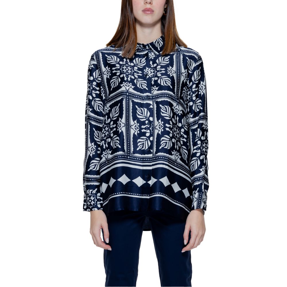 Street One Blaues Viskose-Hemd