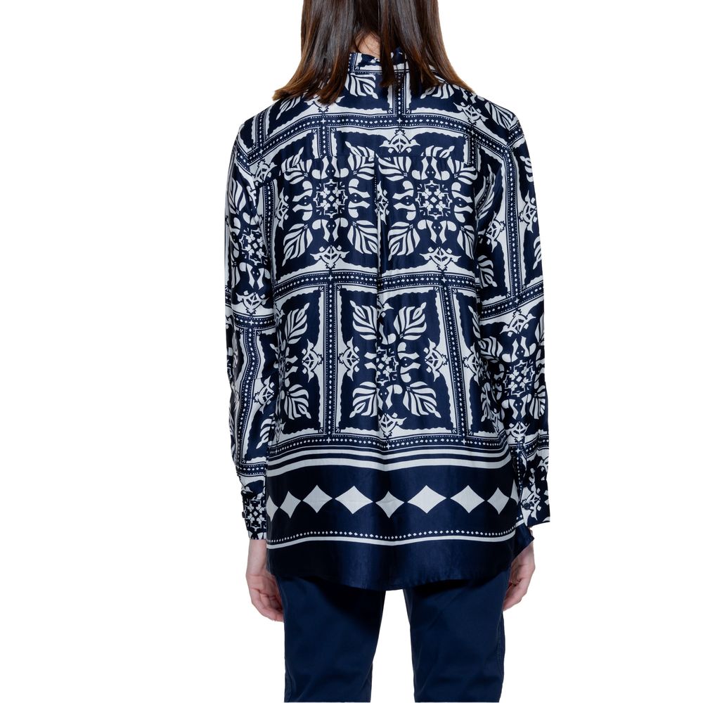 Street One Blaues Viskose-Hemd