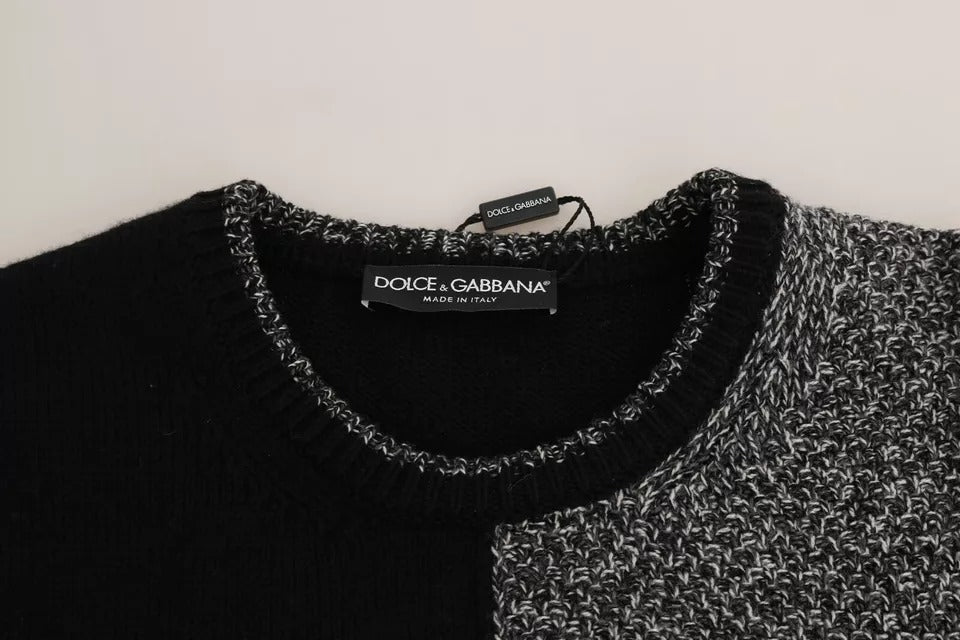 Dolce & Gabbana Multicolor KING Knight Monkey Strickpullover aus Kaschmirwolle