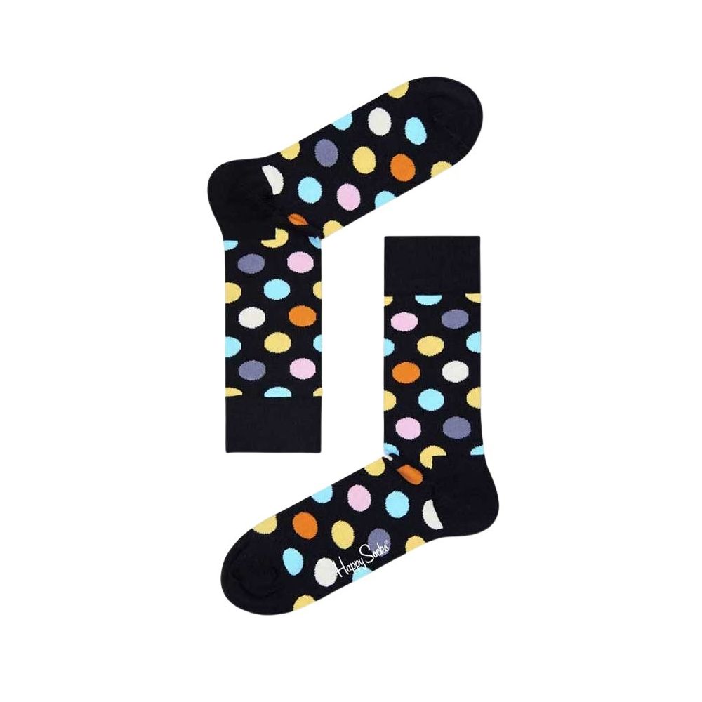 Happy Socks Schwarze Baumwollsocke